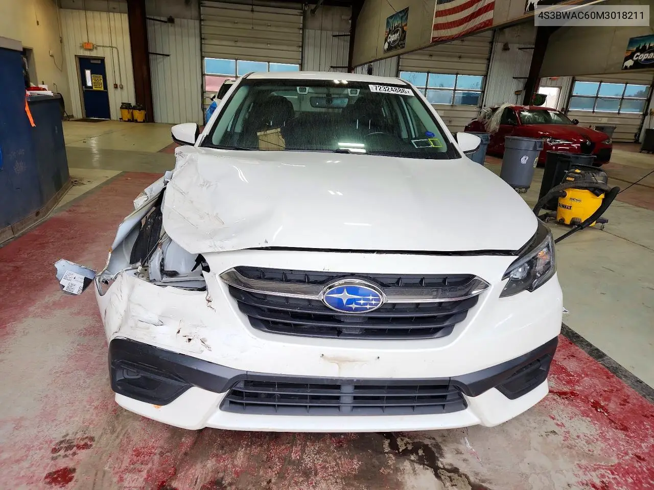 2021 SUBARU LEGACY VIN 4S3BWAC60M3018211 — фото 5