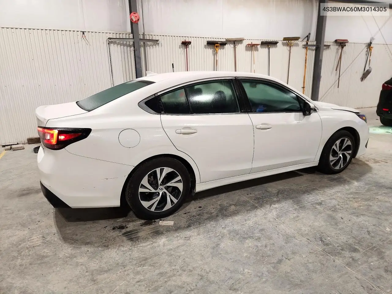 2021 SUBARU LEGACY VIN 4S3BWAC60M3014305 — фото 3