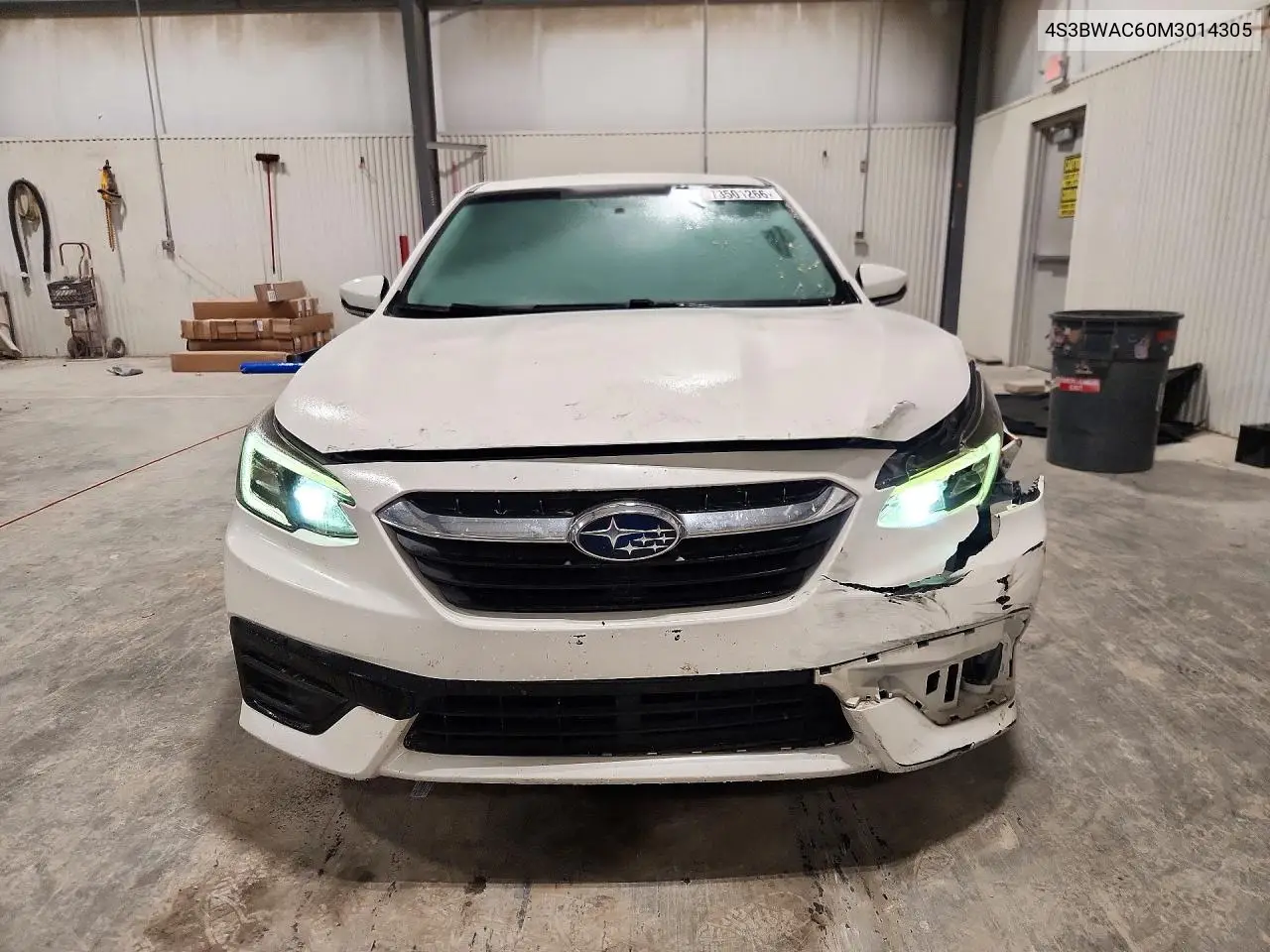 2021 SUBARU LEGACY VIN 4S3BWAC60M3014305 — фото 5