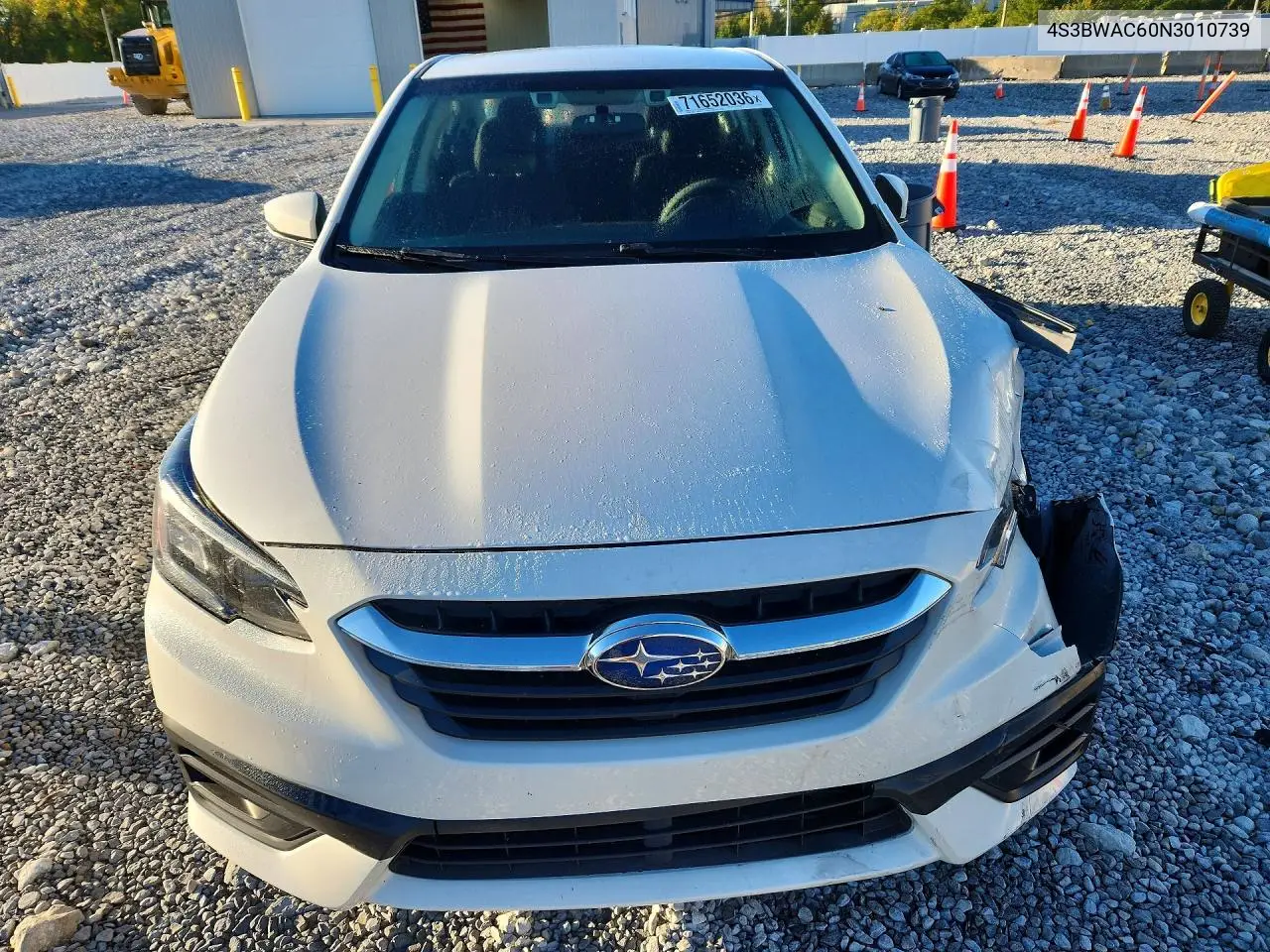 2022 SUBARU LEGACY VIN 4S3BWAC60N3010739 — фото 5