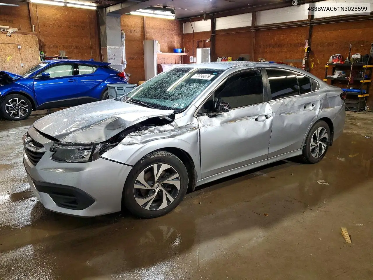 SUBARU LEGACY 2022, VIN 4S3BWAC61N3028599