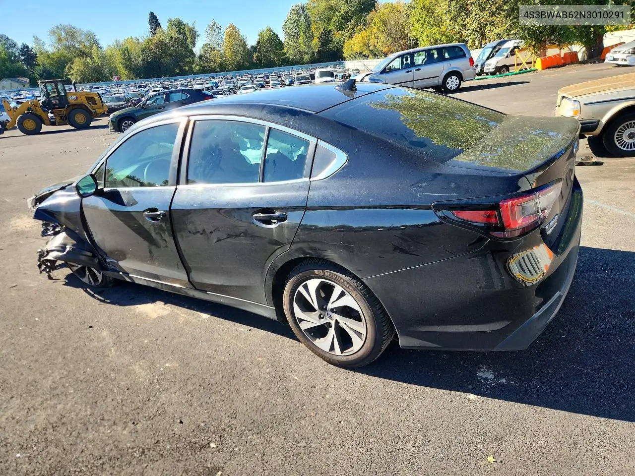 2022 SUBARU LEGACY VIN 4S3BWAB62N3010291 — фото 2