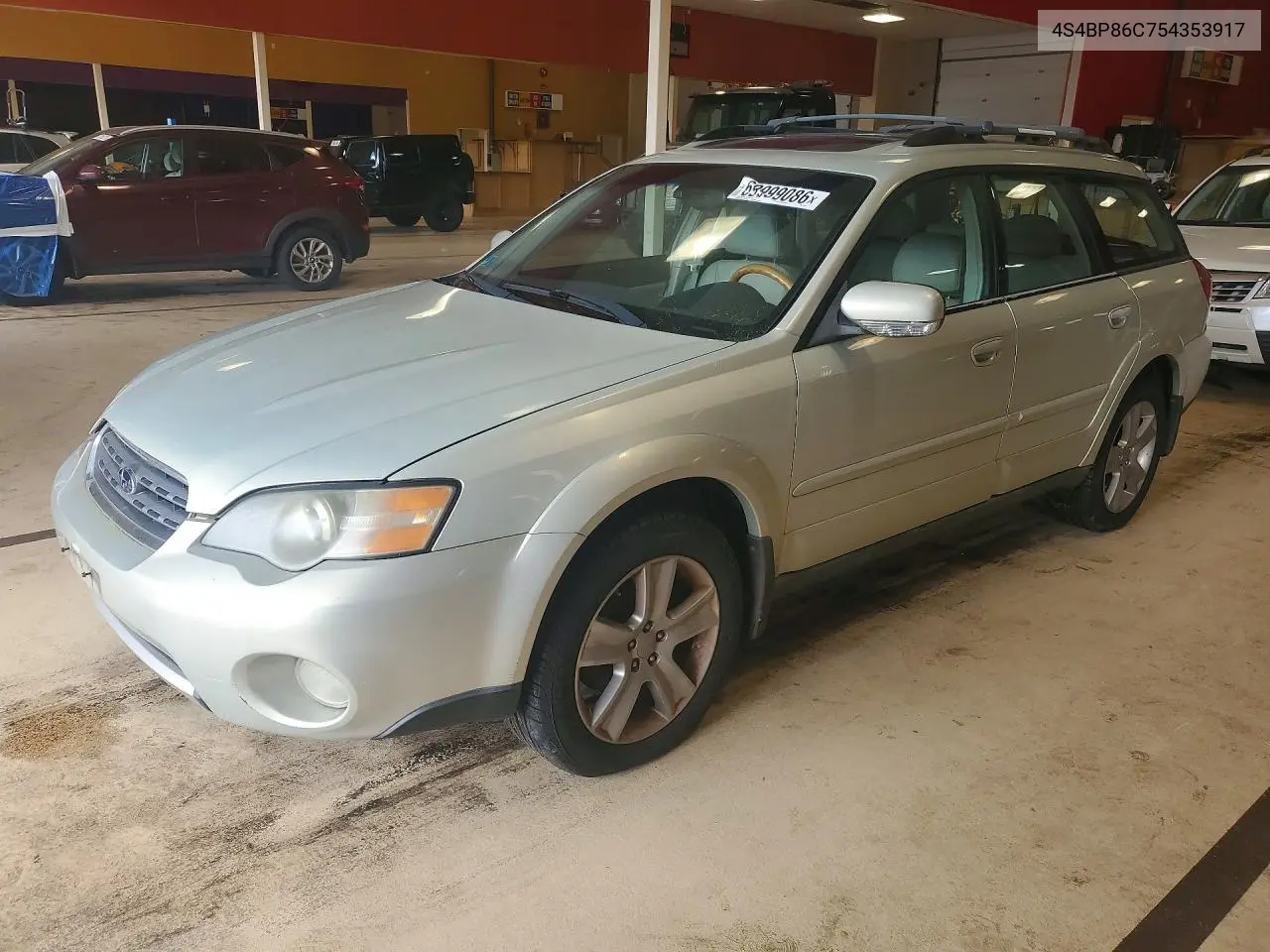 SUBARU OUTBACK 2005, VIN 4S4BP86C754353917