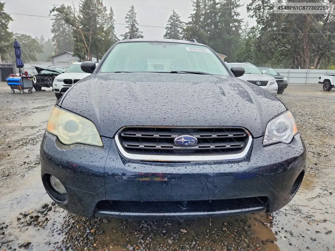 2007 SUBARU OUTBACK VIN 4S4BP61C877302259 — фото 5
