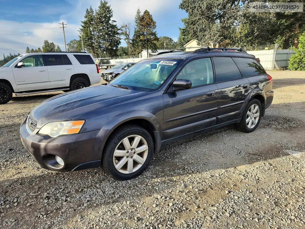 SUBARU OUTBACK 2007, VIN 4S4BP62C377336575