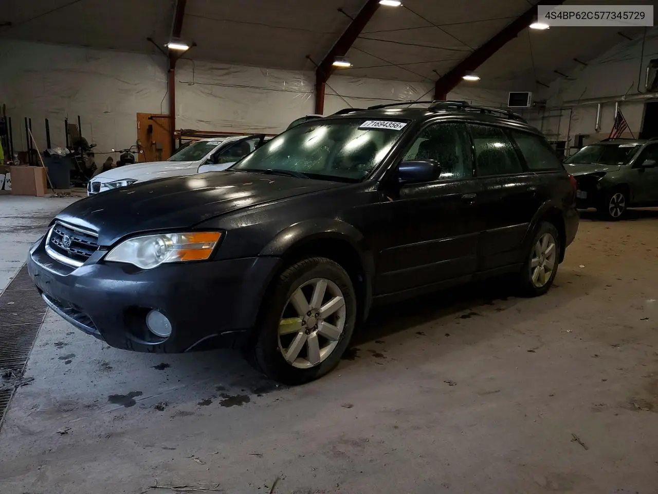 SUBARU OUTBACK 2007, VIN 4S4BP62C577345729