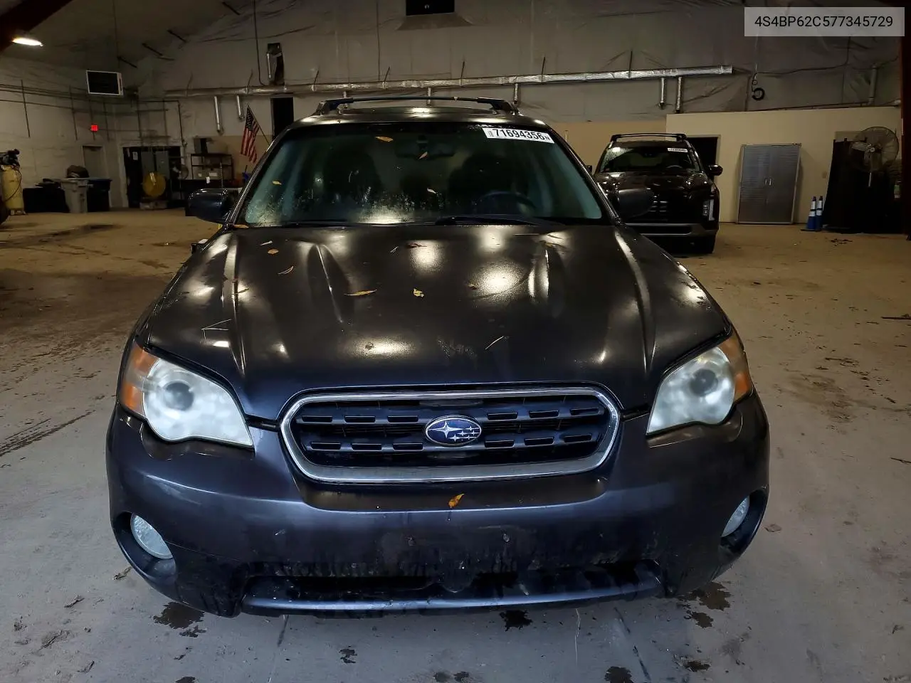 2007 SUBARU OUTBACK VIN 4S4BP62C577345729 — фото 5