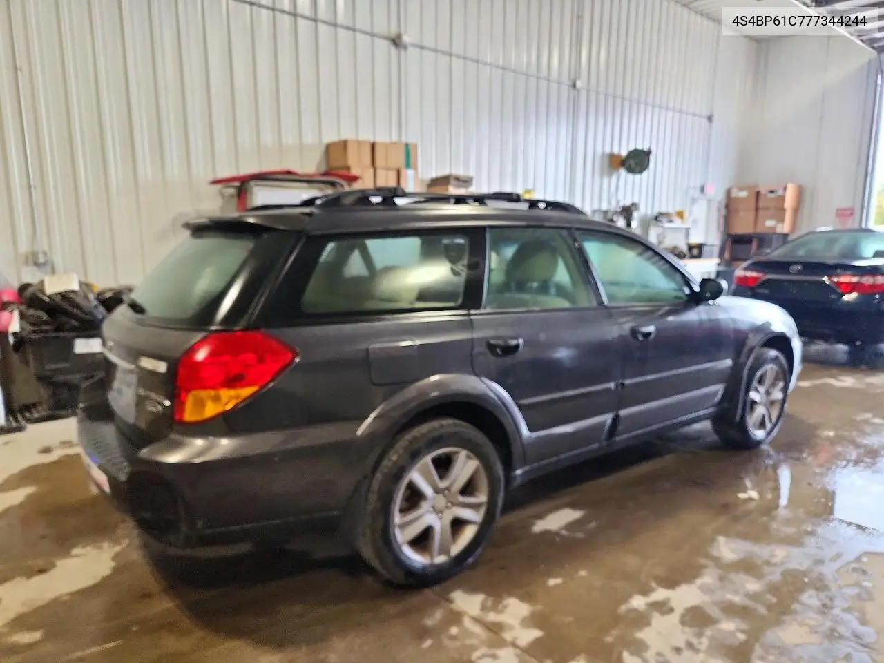 2007 SUBARU OUTBACK VIN 4S4BP61C777344244 — фото 3