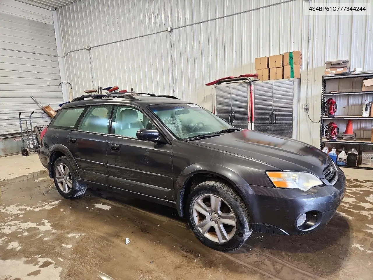 2007 SUBARU OUTBACK VIN 4S4BP61C777344244 — фото 4