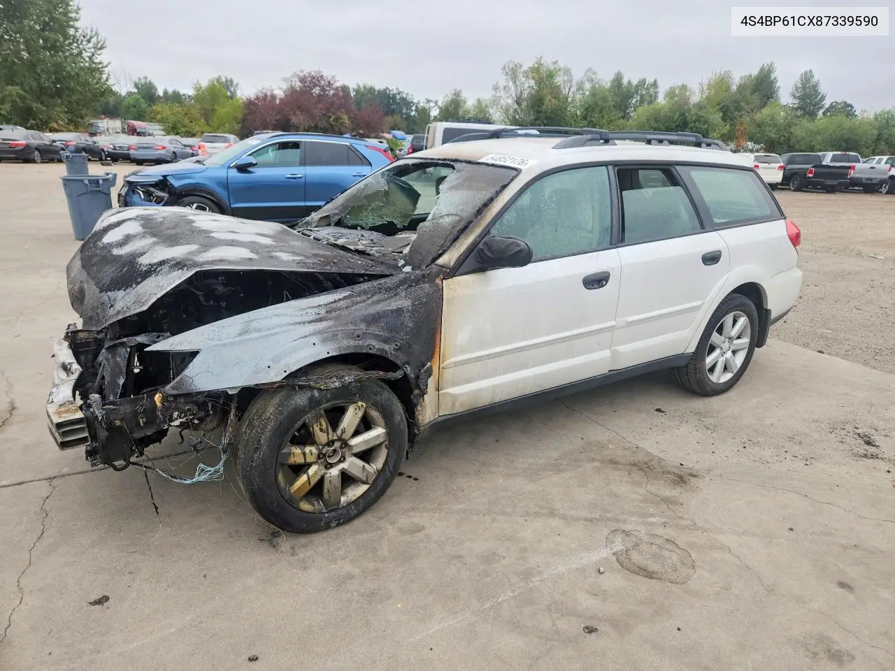 SUBARU OUTBACK 2008, VIN 4S4BP61CX87339590