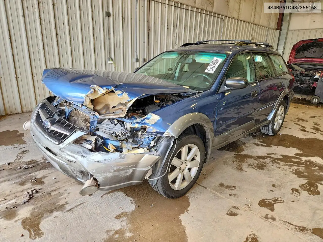 SUBARU OUTBACK 2008, VIN 4S4BP61C487366168