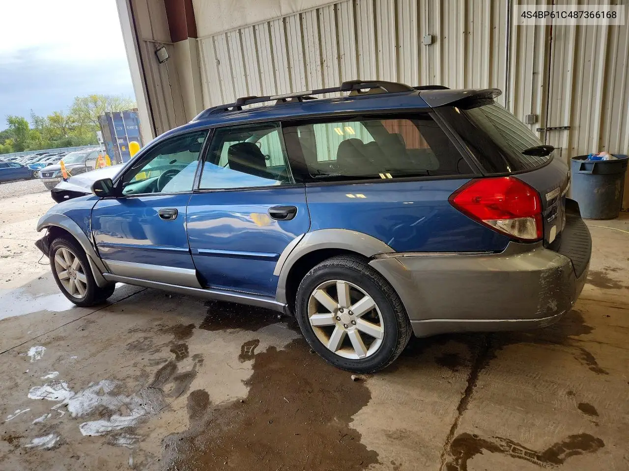 2008 SUBARU OUTBACK VIN 4S4BP61C487366168 — фото 2