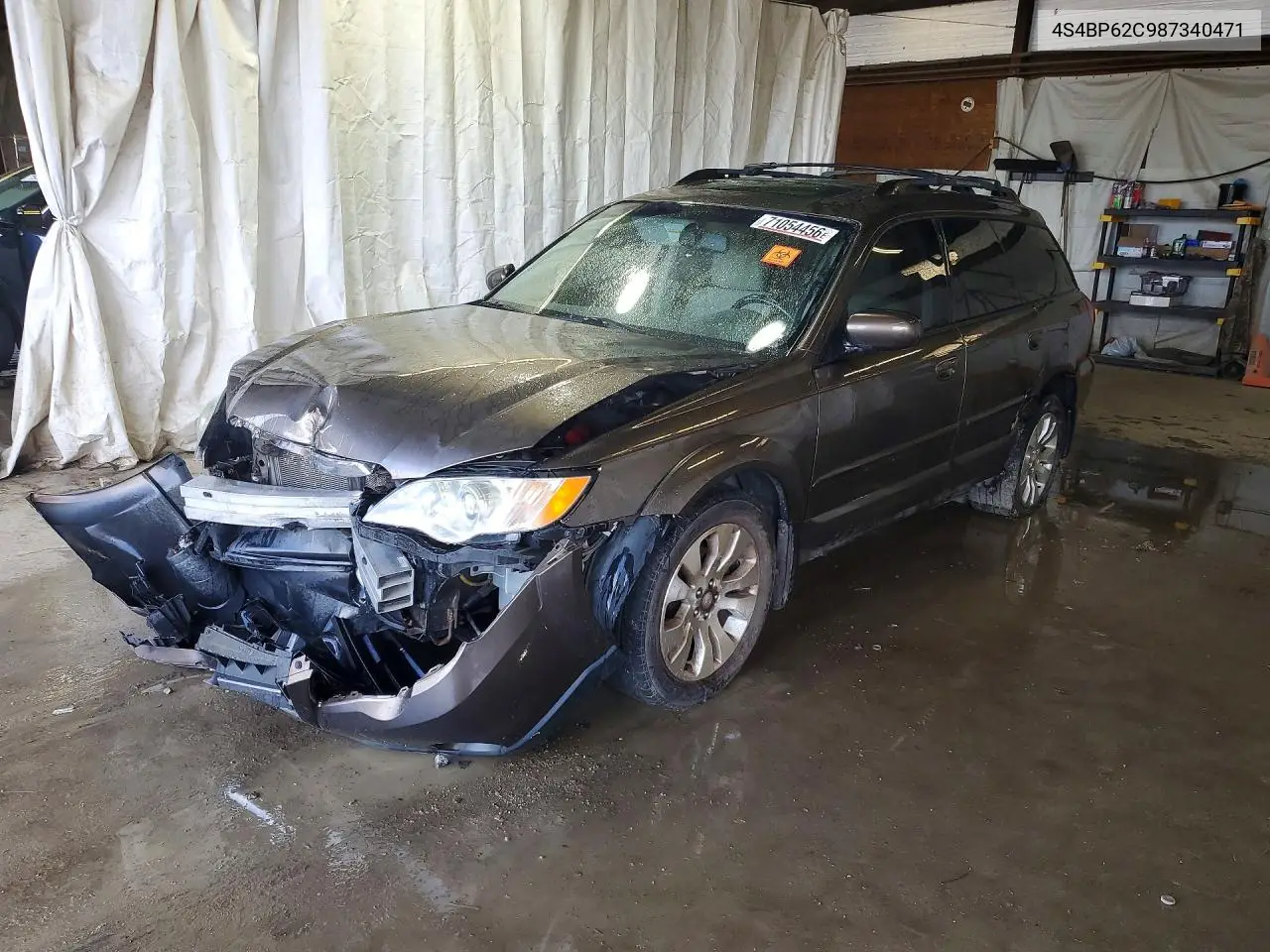 SUBARU OUTBACK 2008, VIN 4S4BP62C987340471