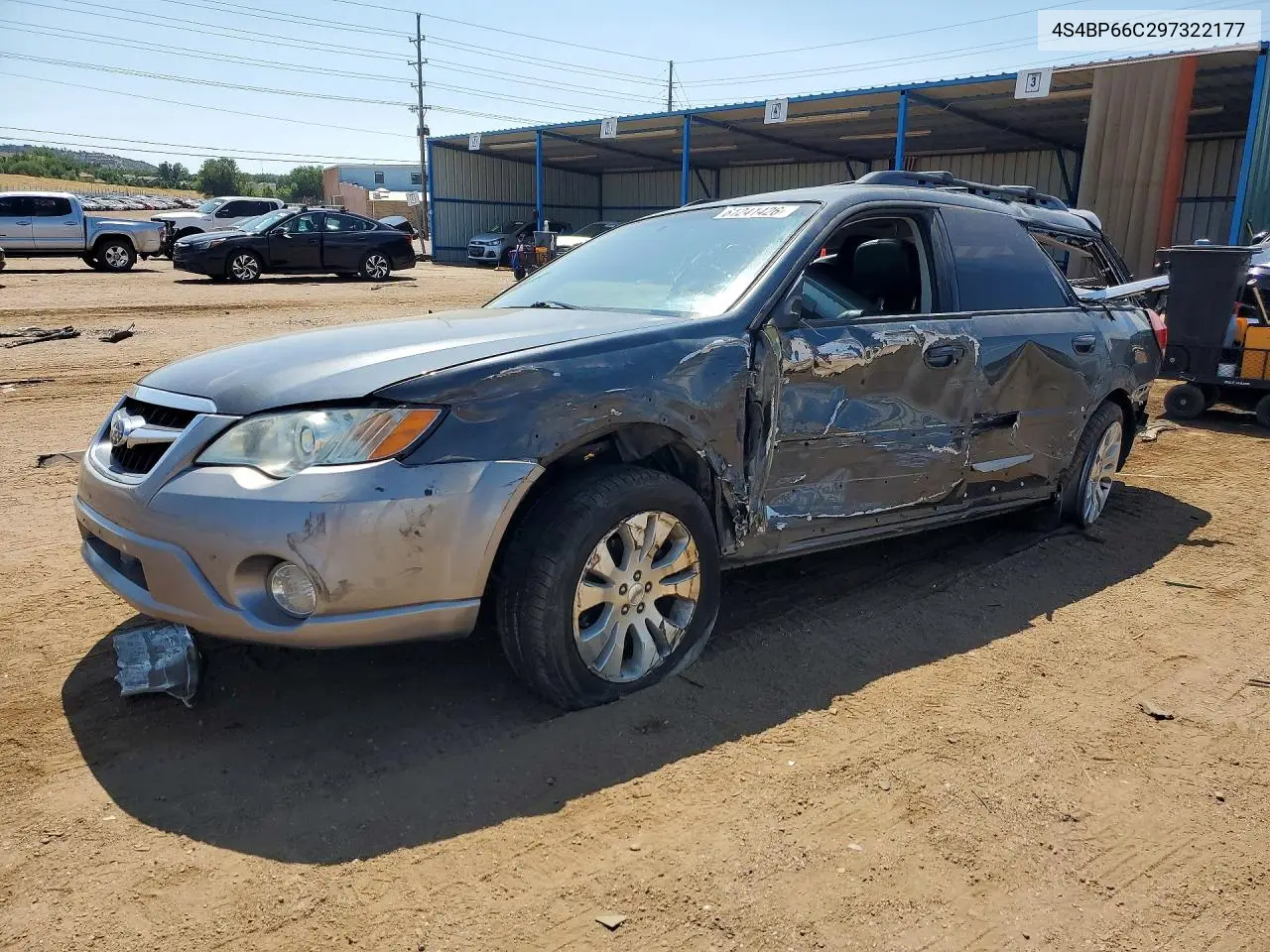 SUBARU OUTBACK 2009, VIN 4S4BP66C297322177