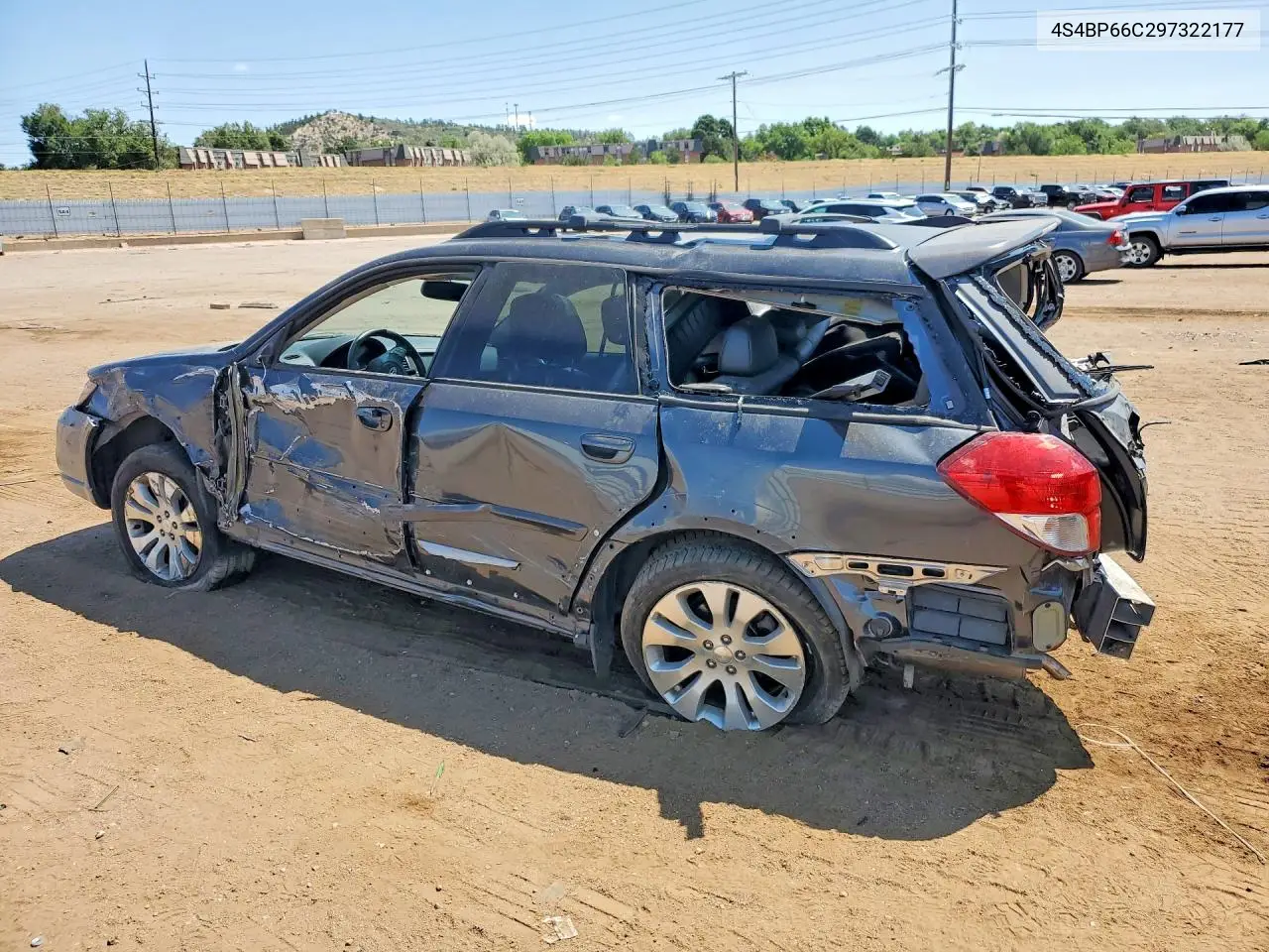 2009 SUBARU OUTBACK VIN 4S4BP66C297322177 — фото 2