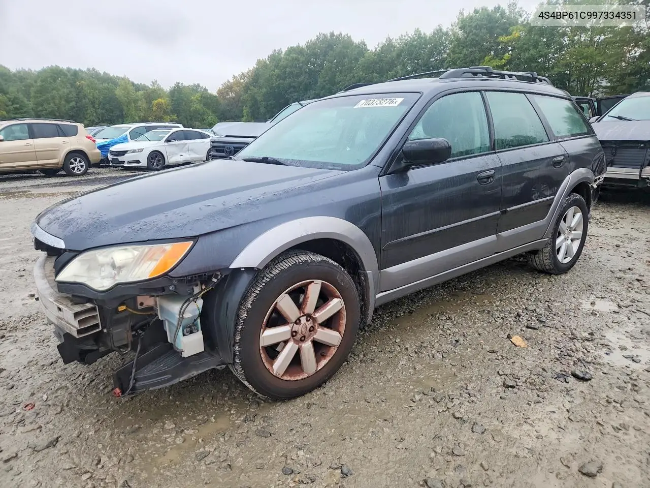 SUBARU OUTBACK 2009, VIN 4S4BP61C997334351