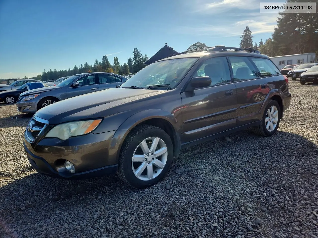 SUBARU OUTBACK 2009, VIN 4S4BP61C697311108