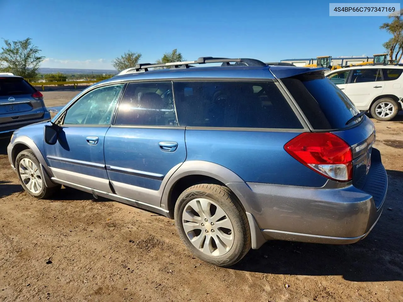 2009 SUBARU OUTBACK VIN 4S4BP66C797347169 — фото 2