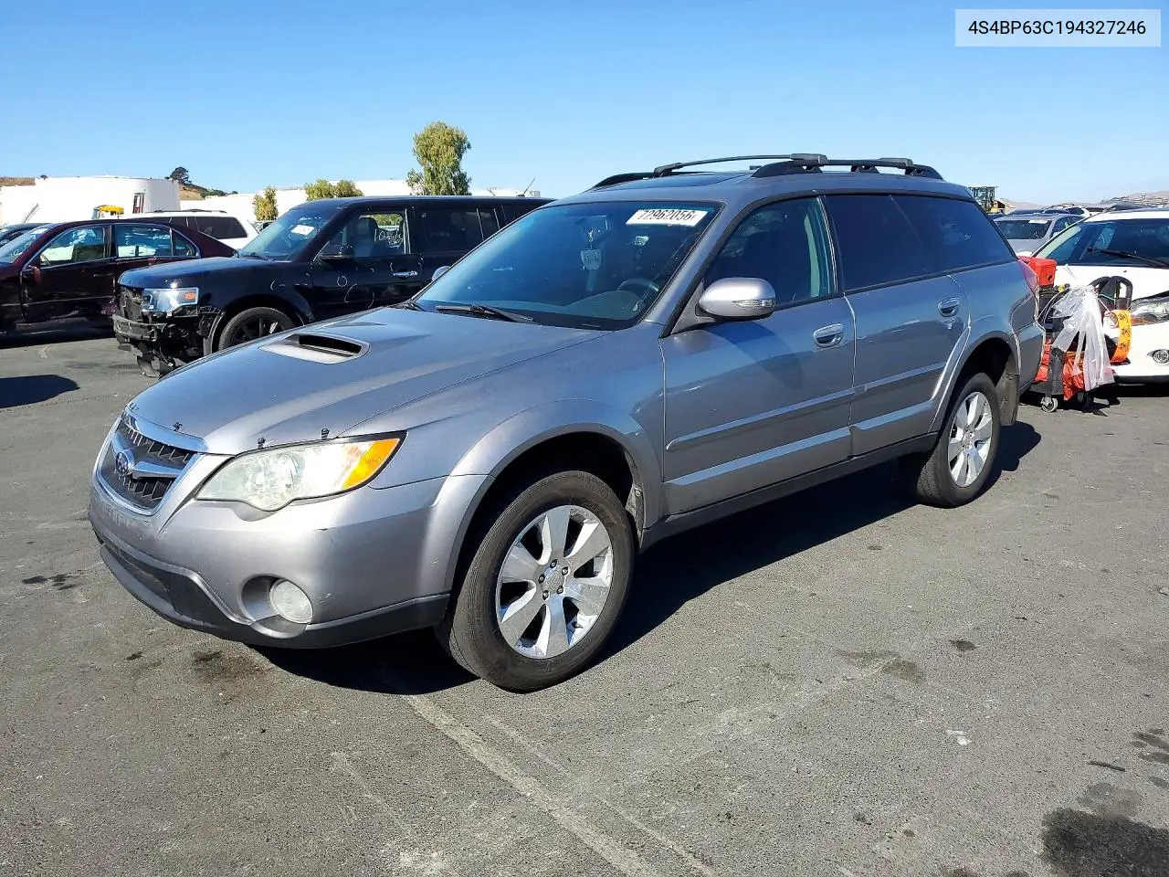 SUBARU OUTBACK 2009, VIN 4S4BP63C194327246