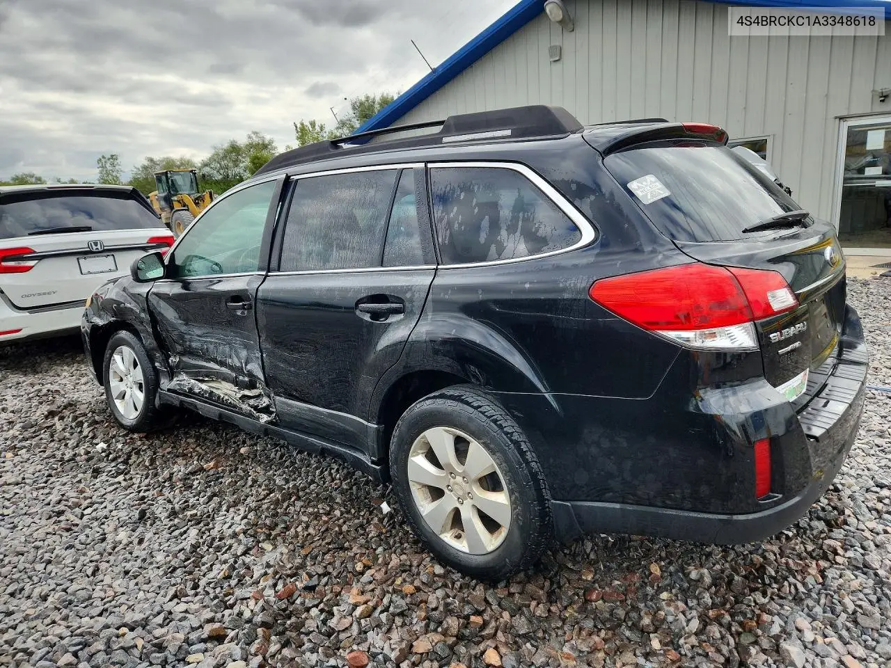 2010 SUBARU OUTBACK VIN 4S4BRCKC1A3348618 — фото 2