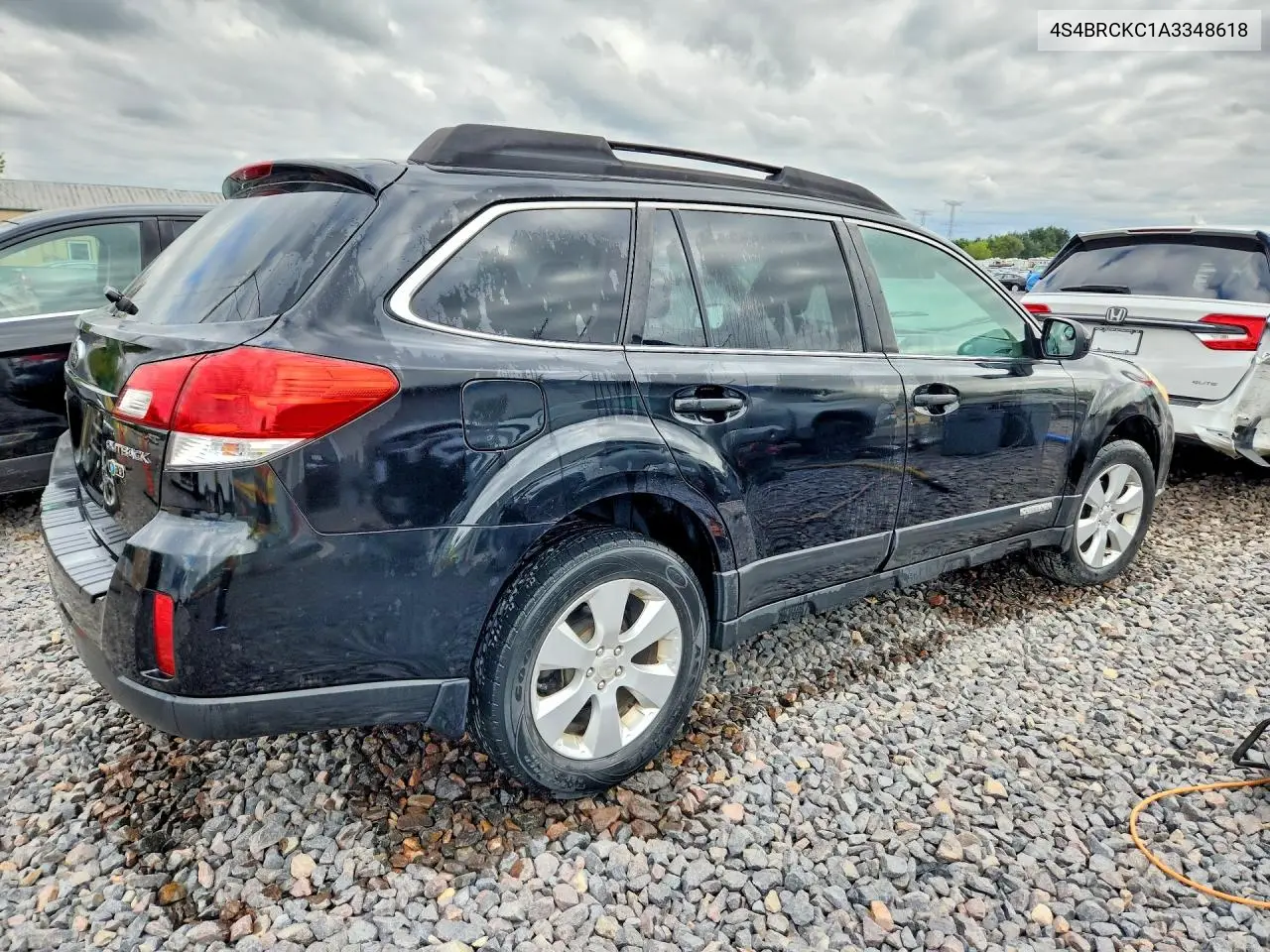 2010 SUBARU OUTBACK VIN 4S4BRCKC1A3348618 — фото 3
