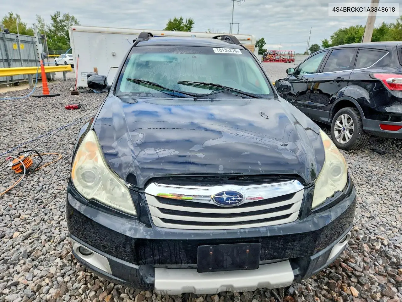 2010 SUBARU OUTBACK VIN 4S4BRCKC1A3348618 — фото 5