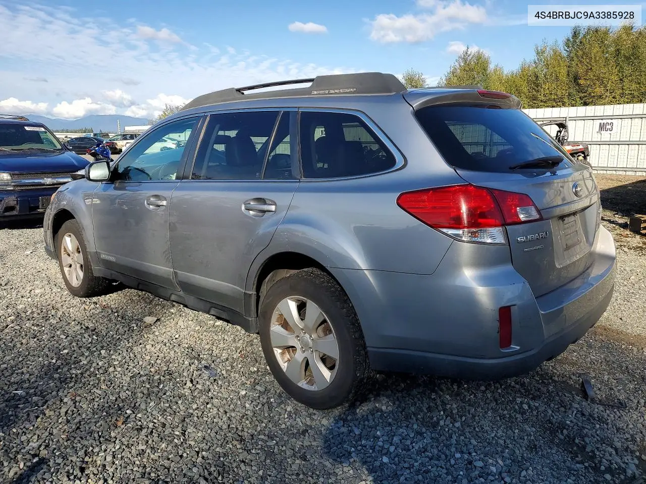 2010 SUBARU OUTBACK VIN 4S4BRBJC9A3385928 — фото 2