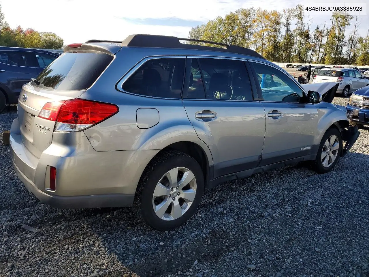 2010 SUBARU OUTBACK VIN 4S4BRBJC9A3385928 — фото 3