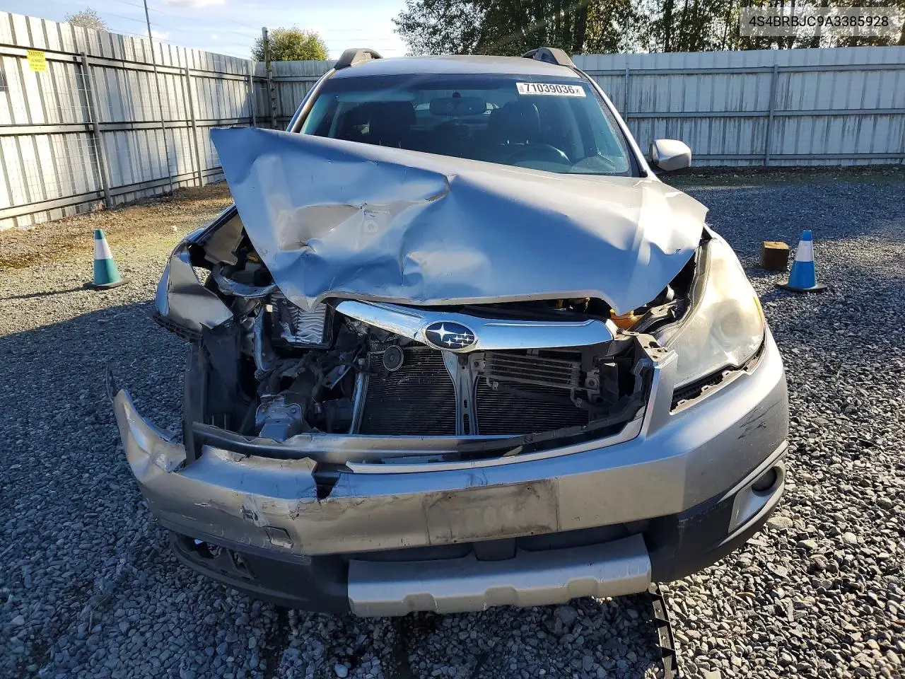 2010 SUBARU OUTBACK VIN 4S4BRBJC9A3385928 — фото 5