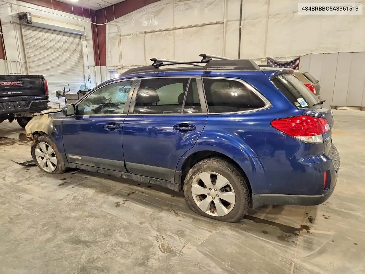 2010 SUBARU OUTBACK VIN 4S4BRBBC5A3361513 — фото 2