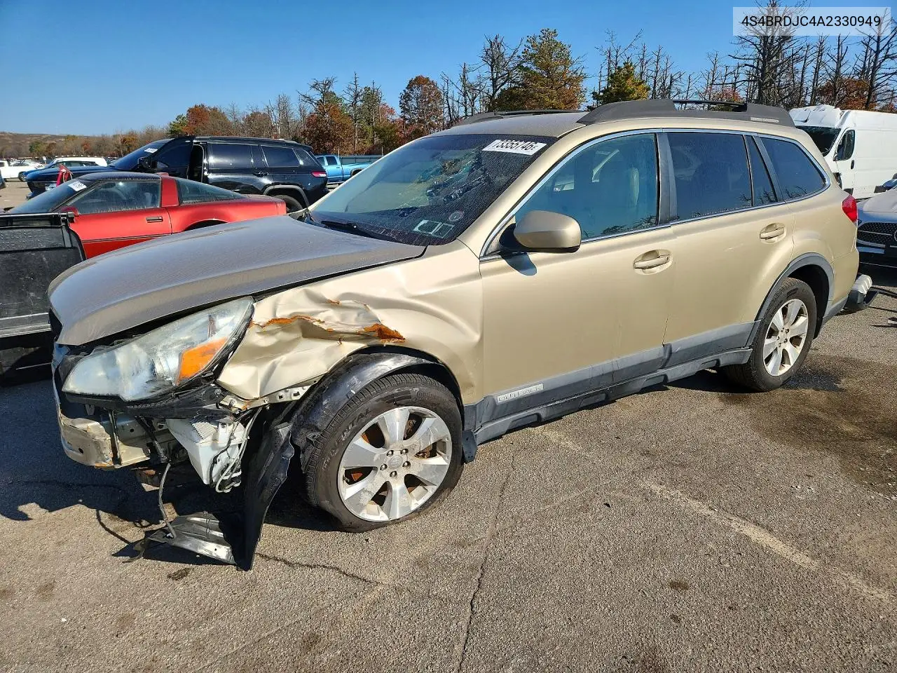 SUBARU OUTBACK 2010, VIN 4S4BRDJC4A2330949