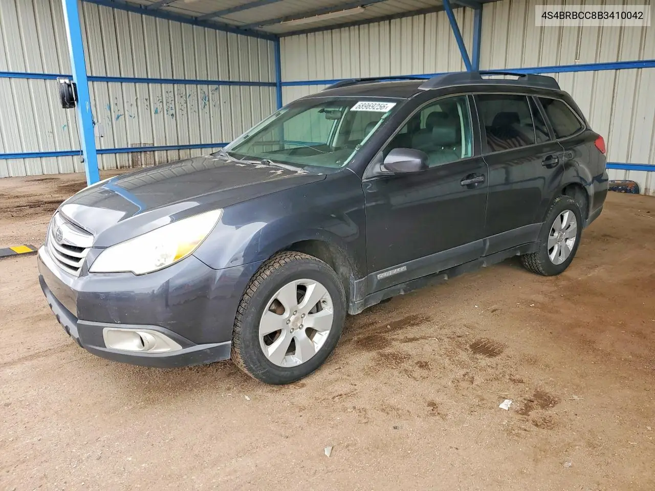 SUBARU OUTBACK 2011, VIN 4S4BRBCC8B3410042