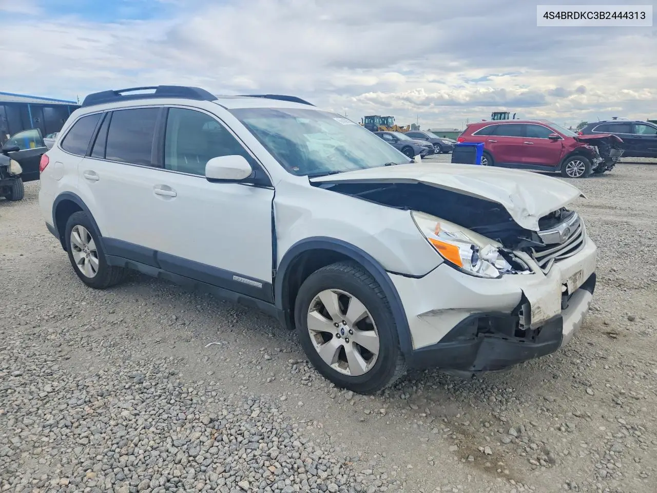 2011 SUBARU OUTBACK VIN 4S4BRDKC3B2444313 — фото 4