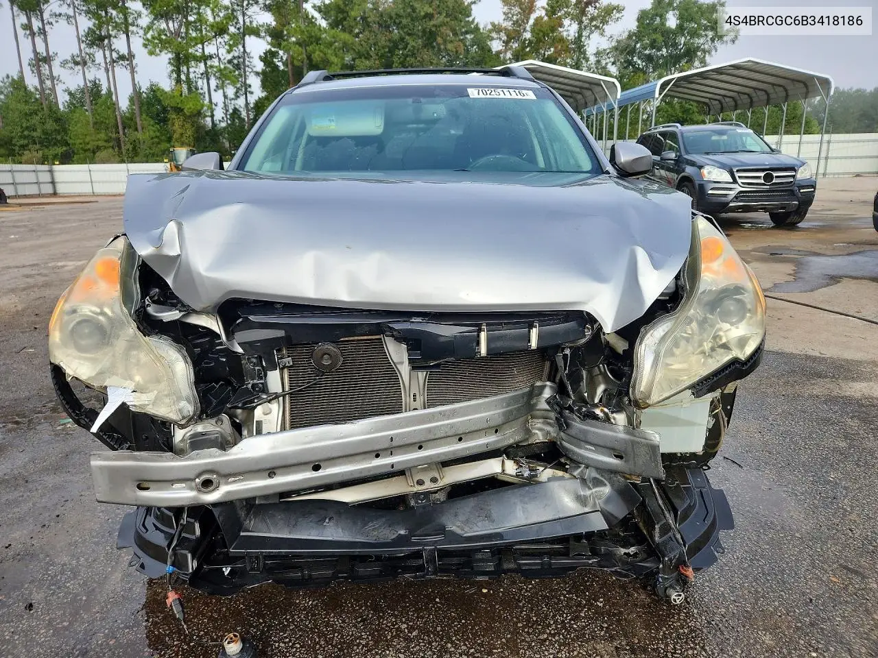 2011 SUBARU OUTBACK VIN 4S4BRCGC6B3418186 — фото 5