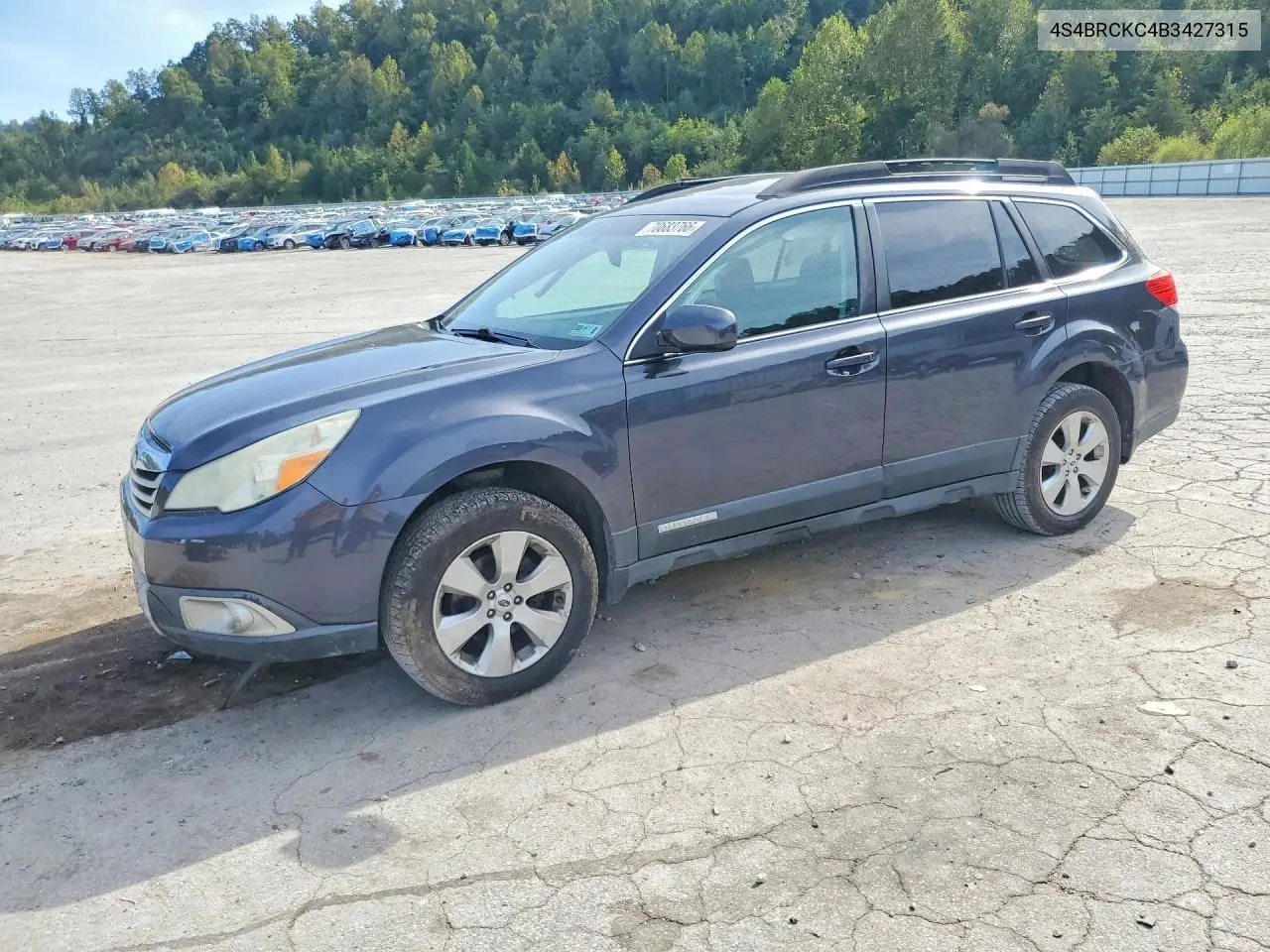 SUBARU OUTBACK 2011, VIN 4S4BRCKC4B3427315