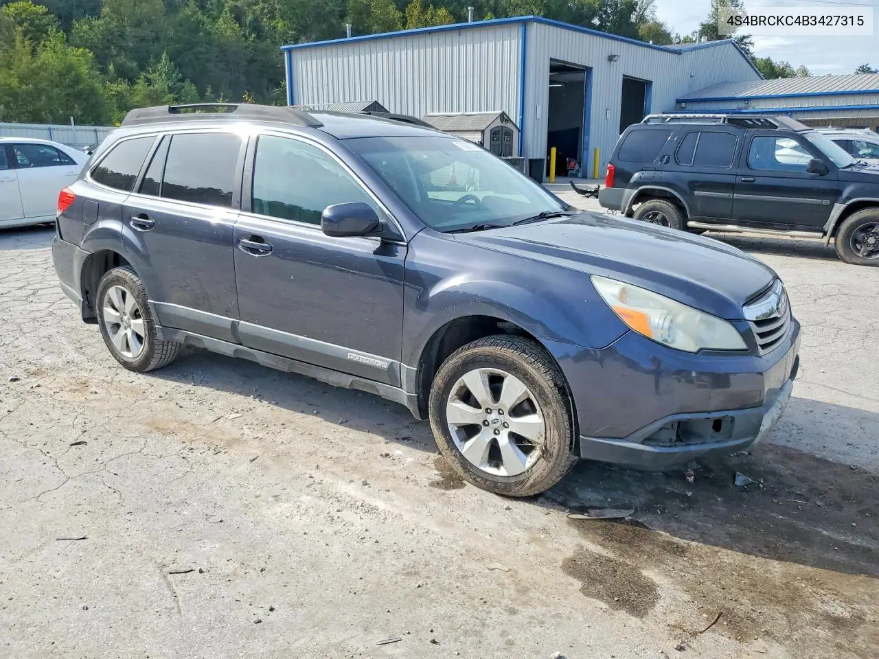 2011 SUBARU OUTBACK VIN 4S4BRCKC4B3427315 — фото 4