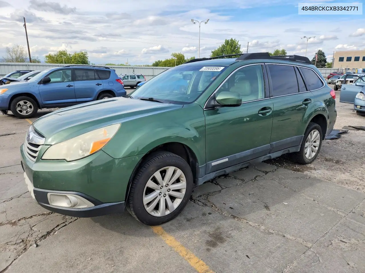 SUBARU OUTBACK 2011, VIN 4S4BRCKCXB3342771
