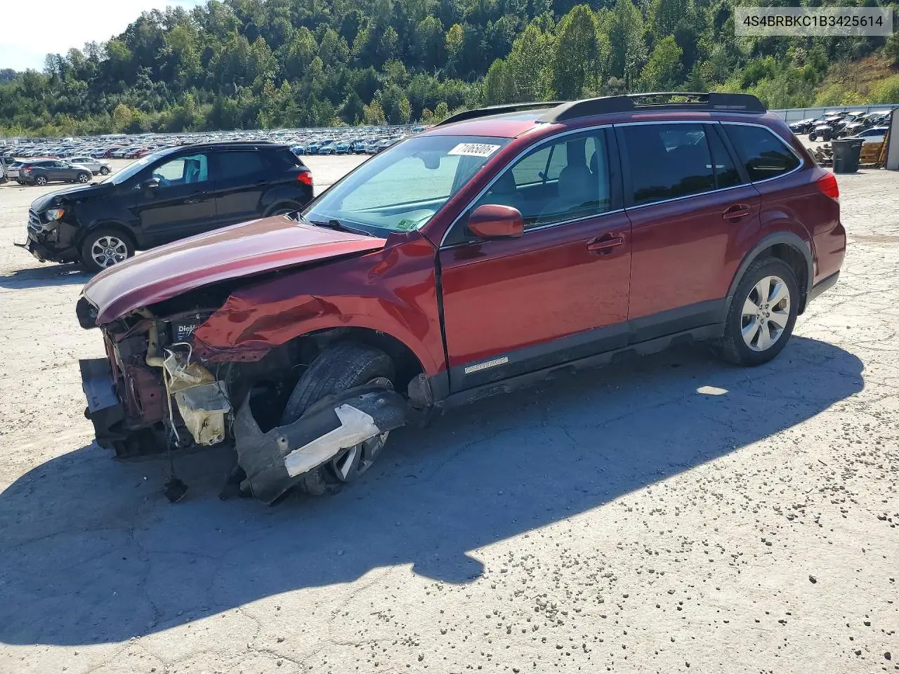 SUBARU OUTBACK 2011, VIN 4S4BRBKC1B3425614
