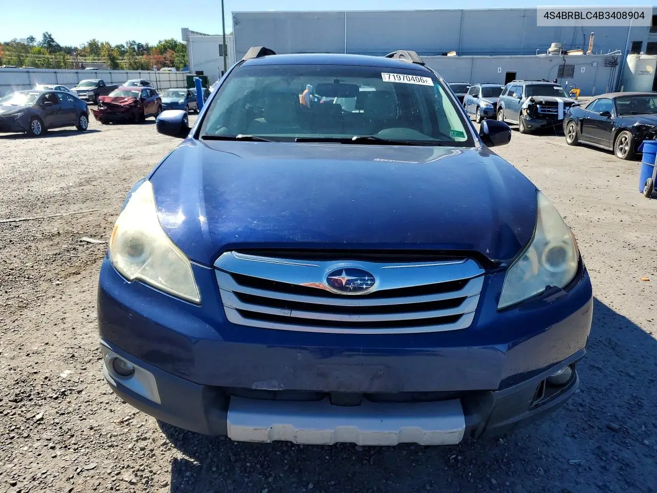 2011 SUBARU OUTBACK VIN 4S4BRBLC4B3408904 — фото 5