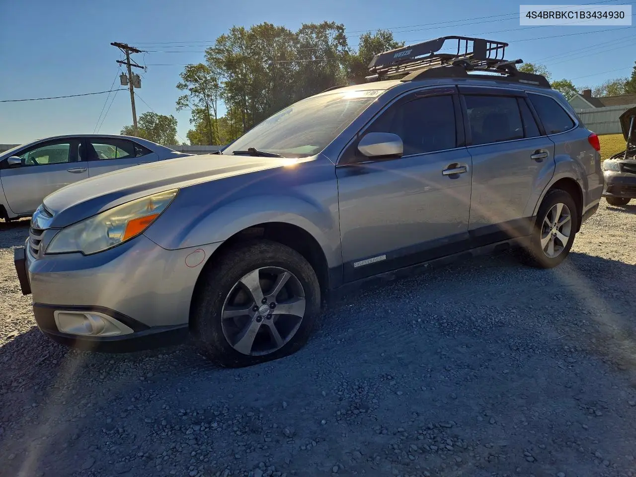 SUBARU OUTBACK 2011, VIN 4S4BRBKC1B3434930