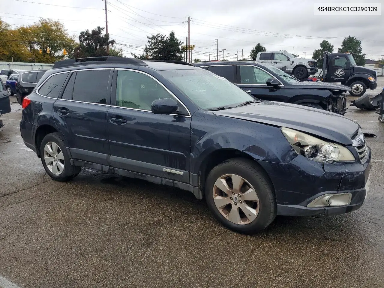 2012 SUBARU OUTBACK VIN 4S4BRCKC1C3290139 — фото 4