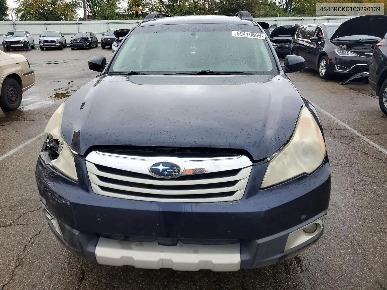2012 SUBARU OUTBACK VIN 4S4BRCKC1C3290139 — фото 5