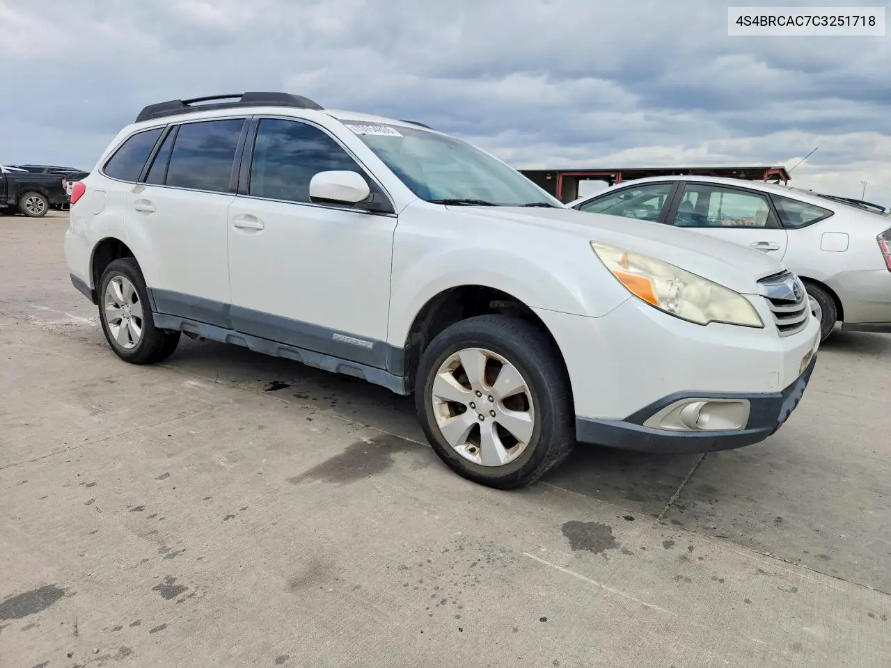 2012 SUBARU OUTBACK VIN 4S4BRCAC7C3251718 — фото 4