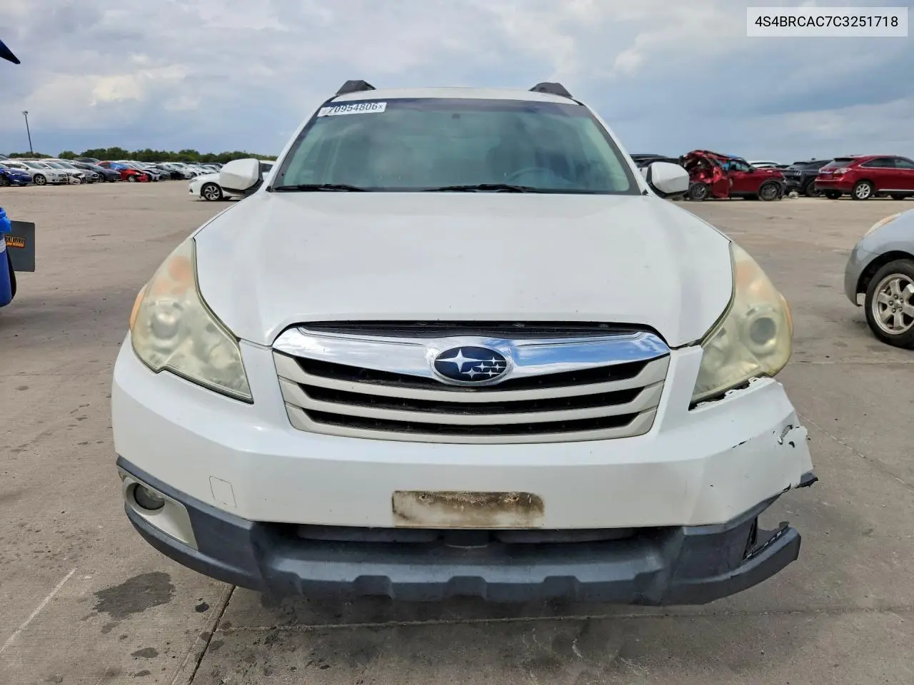 2012 SUBARU OUTBACK VIN 4S4BRCAC7C3251718 — фото 5