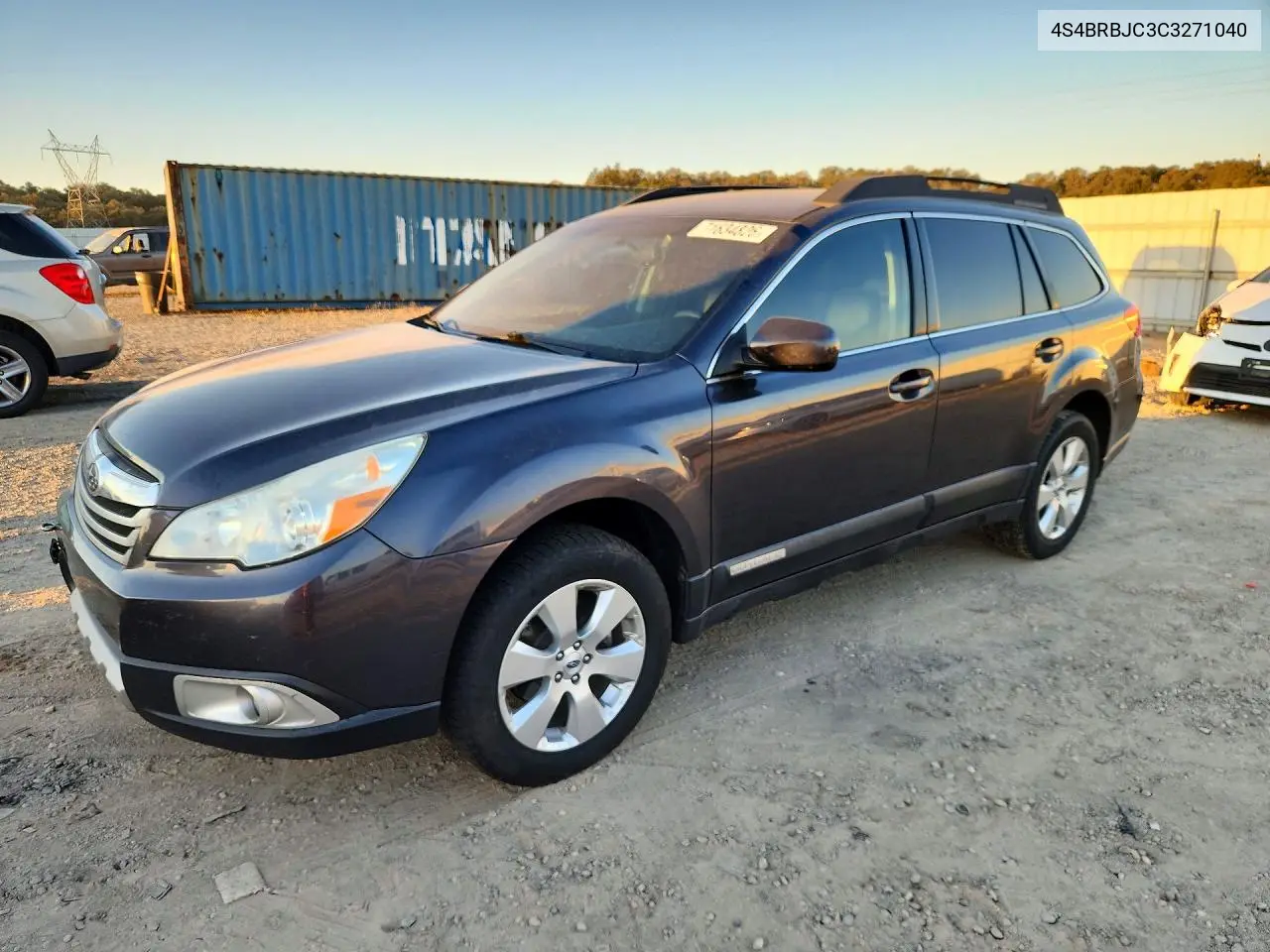 SUBARU OUTBACK 2012, VIN 4S4BRBJC3C3271040