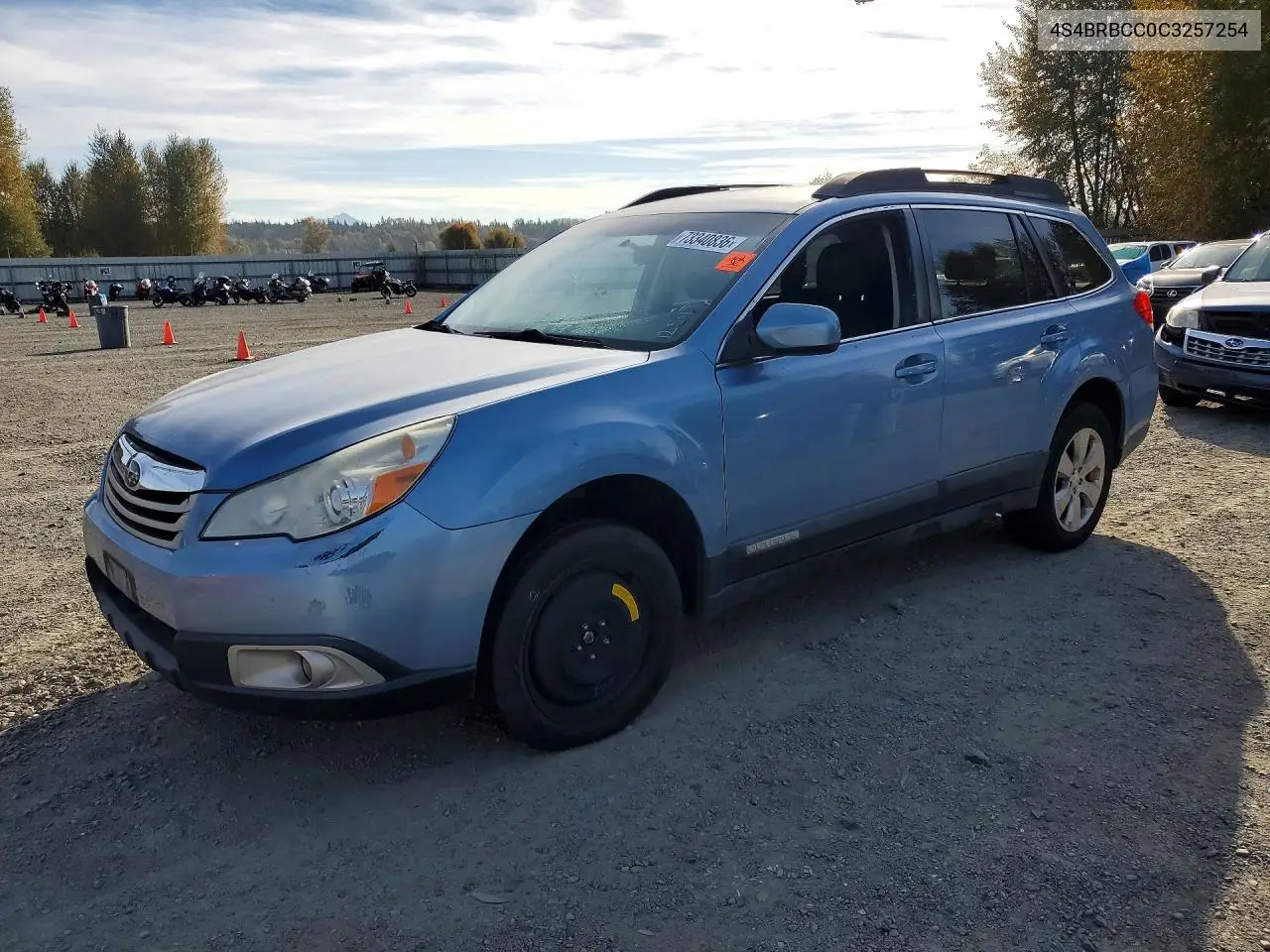 SUBARU OUTBACK 2012, VIN 4S4BRBCC0C3257254