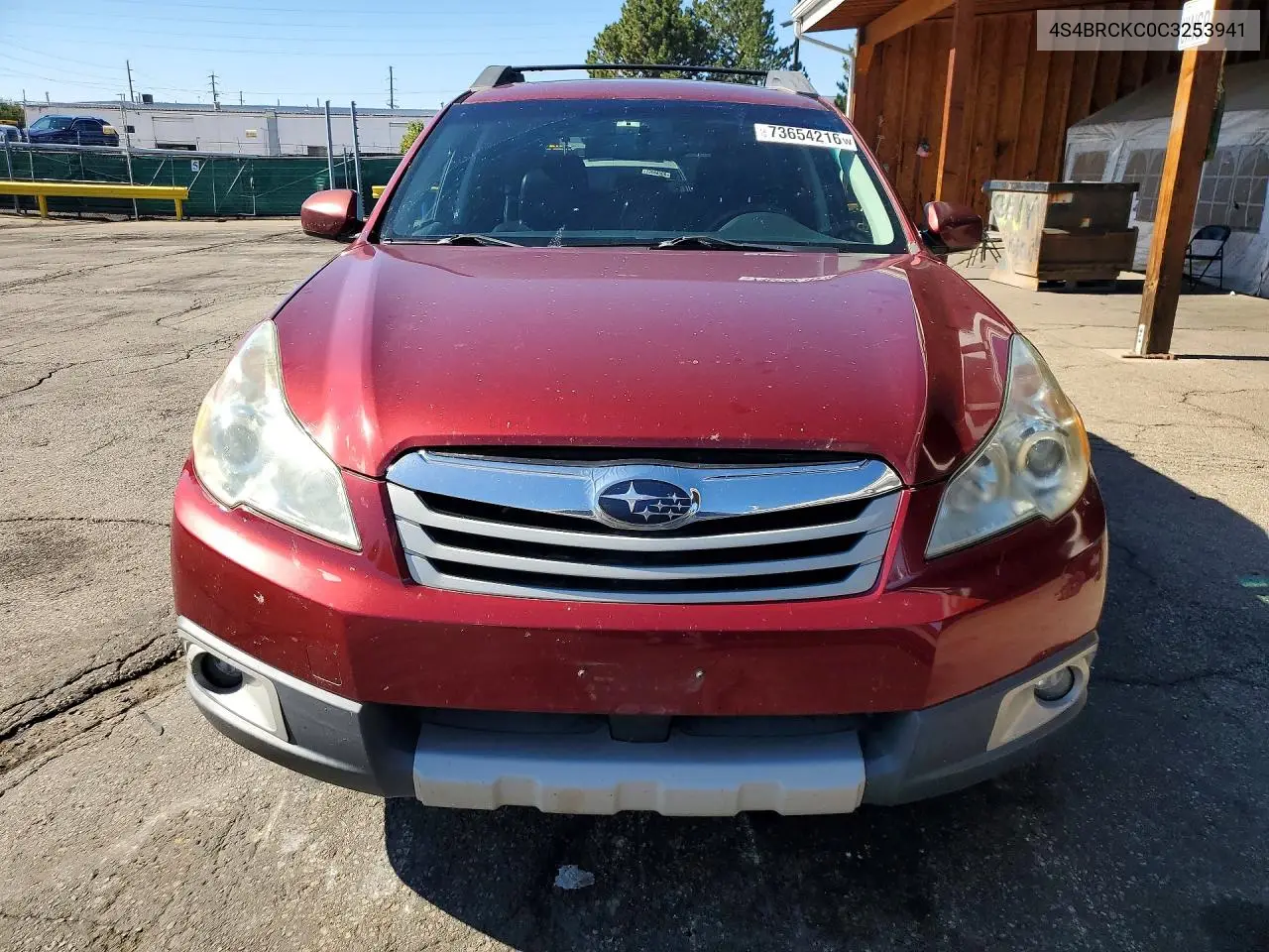 2012 SUBARU OUTBACK VIN 4S4BRCKC0C3253941 — фото 5