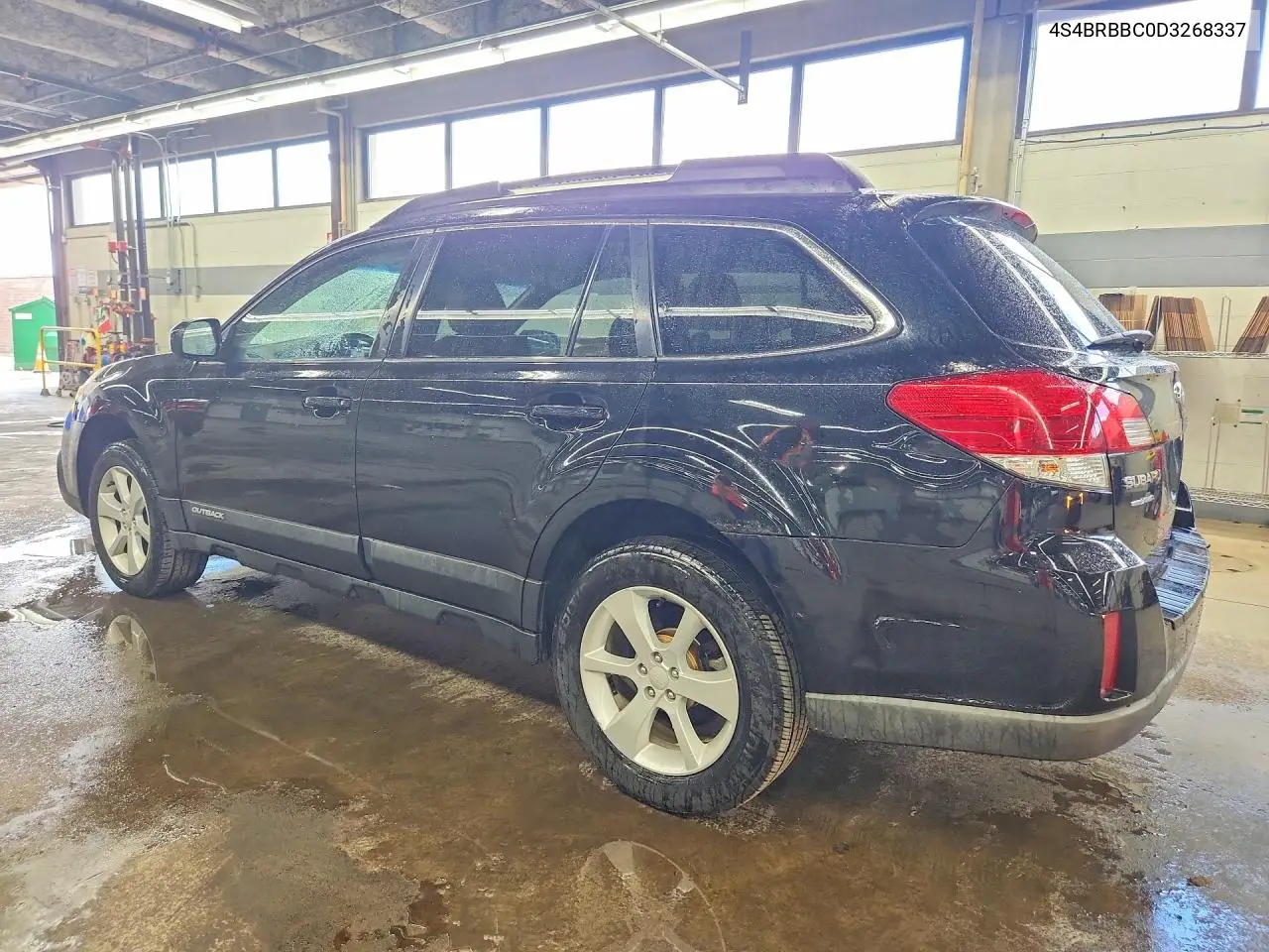 2013 SUBARU OUTBACK VIN 4S4BRBBC0D3268337 — фото 2