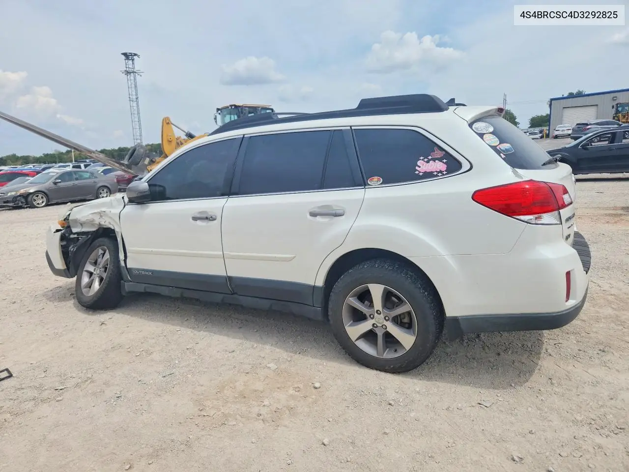 2013 SUBARU OUTBACK VIN 4S4BRCSC4D3292825 — фото 2
