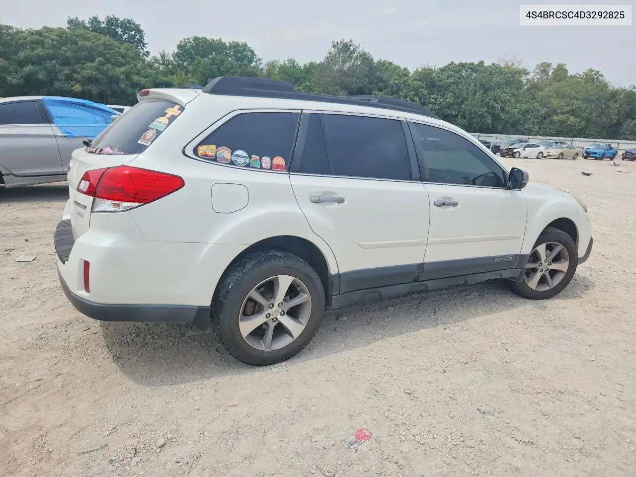 2013 SUBARU OUTBACK VIN 4S4BRCSC4D3292825 — фото 3